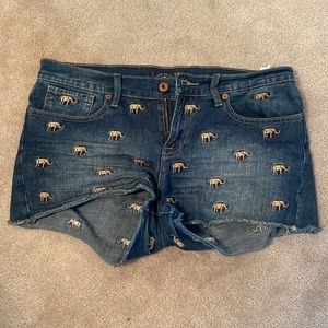 Lucky Brand Elephant Print Shorts